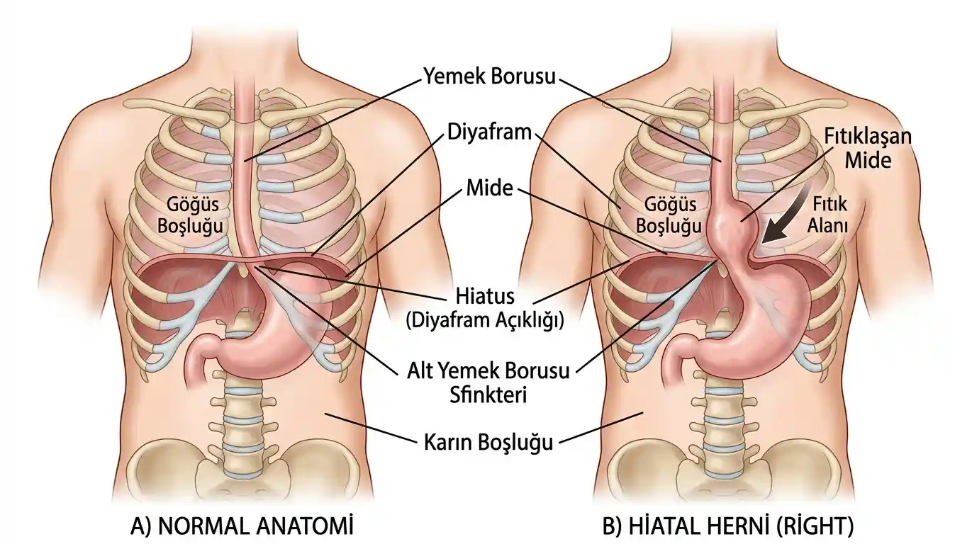Diyafram Fıtığı (Hiatal Herni)