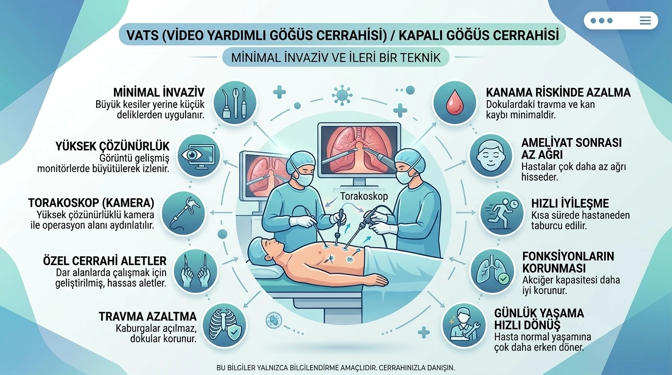 VATS (Video Yardımlı Göğüs Cerrahisi) Yöntemi